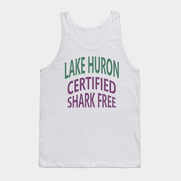 Lake Huron - Certified Shark Free Tank Top by Naves